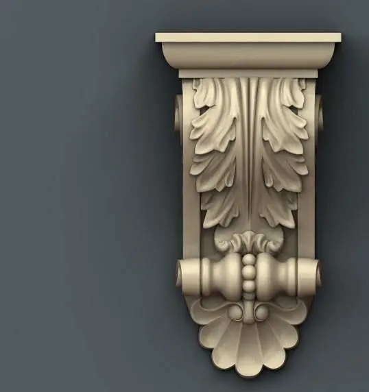 Stl Format 3D Furniture , Doors Decoration Figure - 011 1