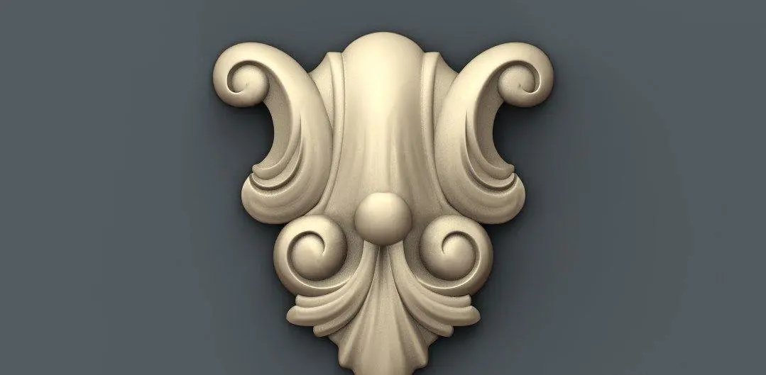 Stl Format 3D Furniture , Doors Decoration Figure - 014 1