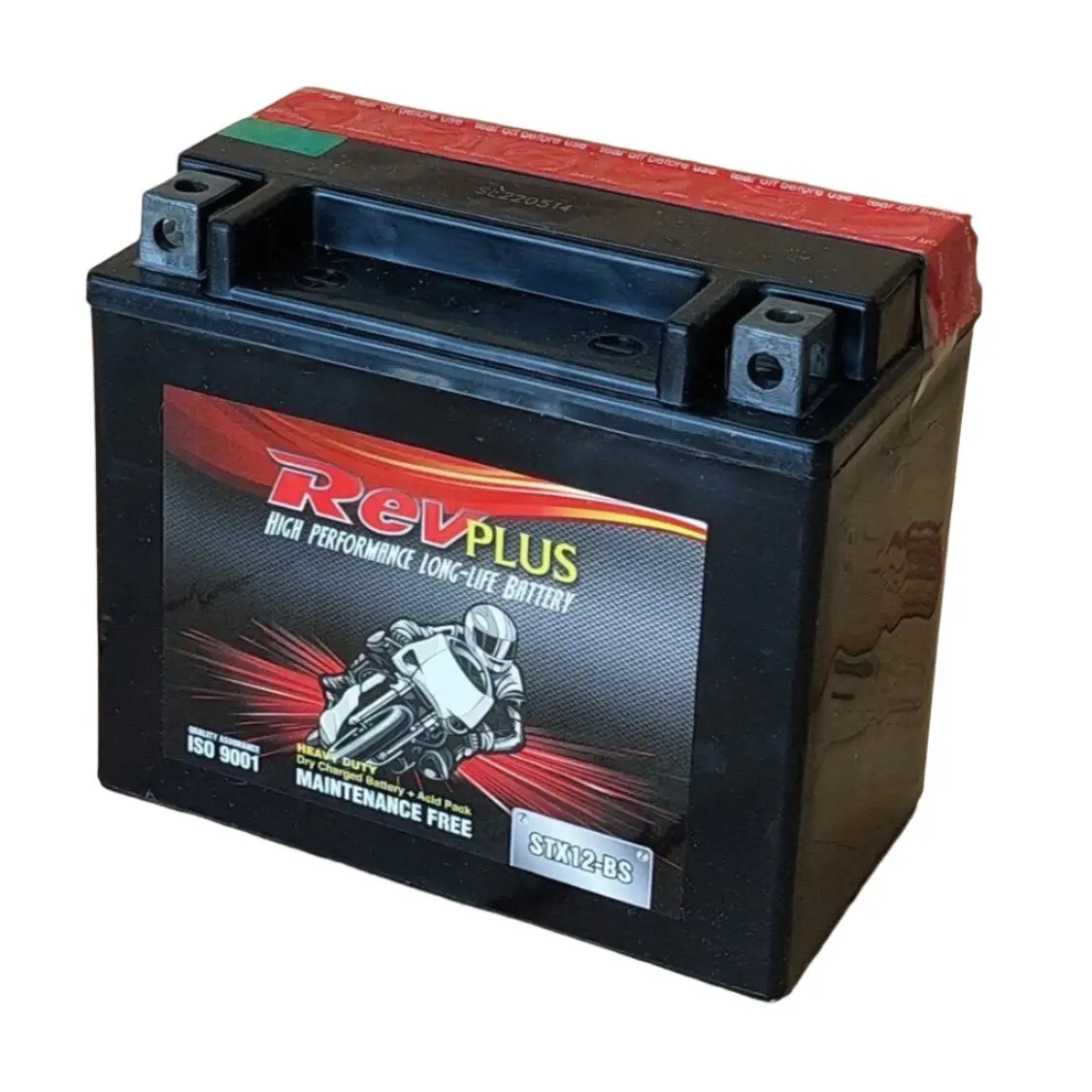 Revplus Stx12-Bs Motorbike Agm Battery - 12V 10Ah 180Cca 1