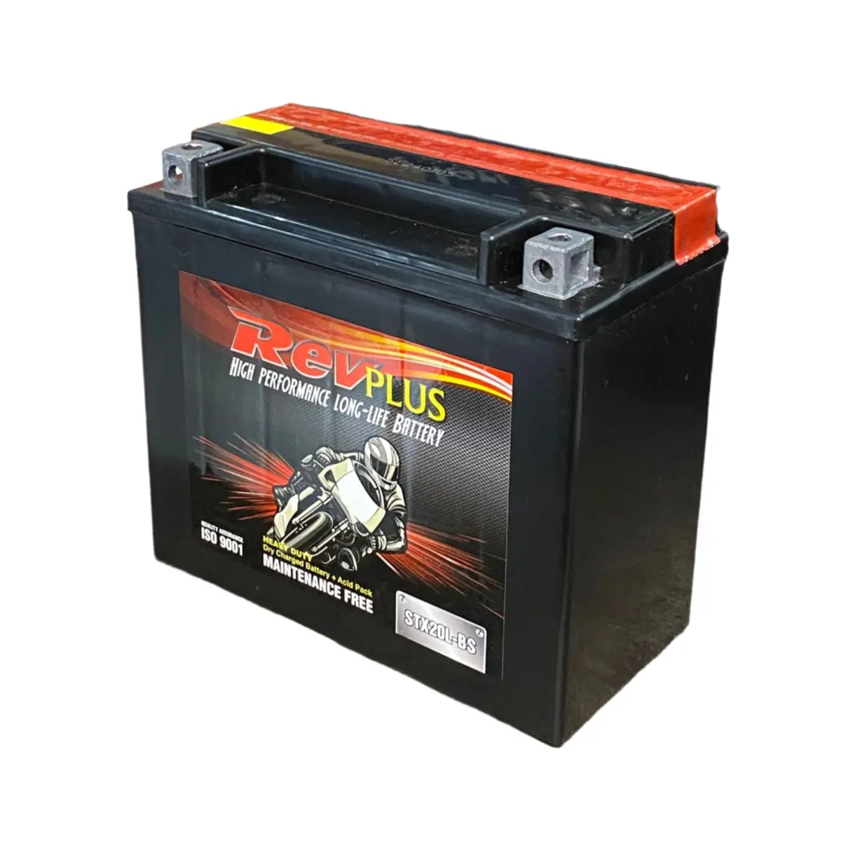 Revplus Stx20l-Bs Motorbike Agm Battery - 12V 18Ah 270Cca 1