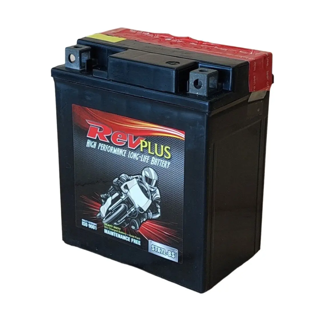 Revplus Stx7l-Bs Motorbike Agm Battery - 12V 6Ah 85Cca 1