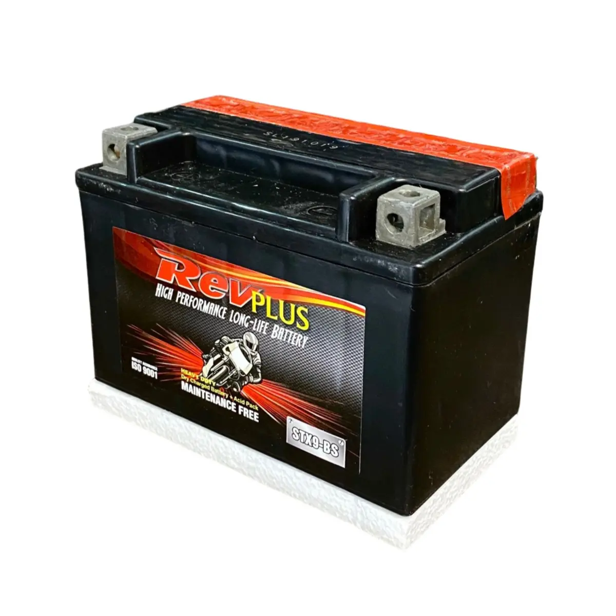 Revplus Stx9-Bs Motorcycle Agm Battery - 12V 8Ah 120Cca 1