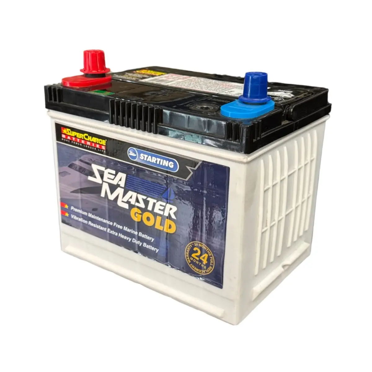 Supercharge Seamaster Gold Mfm48 Marine Starting Battery - 12V 575 Cca 1