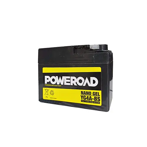 12V Scooter Motorbike Battery Poweroad Nano Gel Yg4a-Bs 2.5Ah 1
