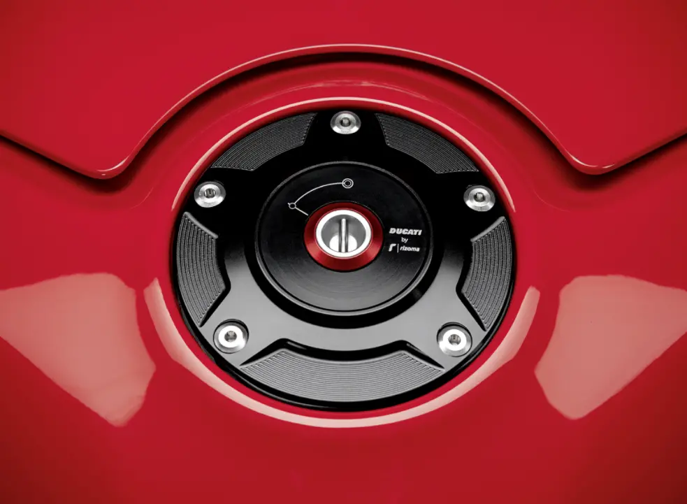 Ducati By Rizoma Billet Aluminum Fuel Tank Cap 2