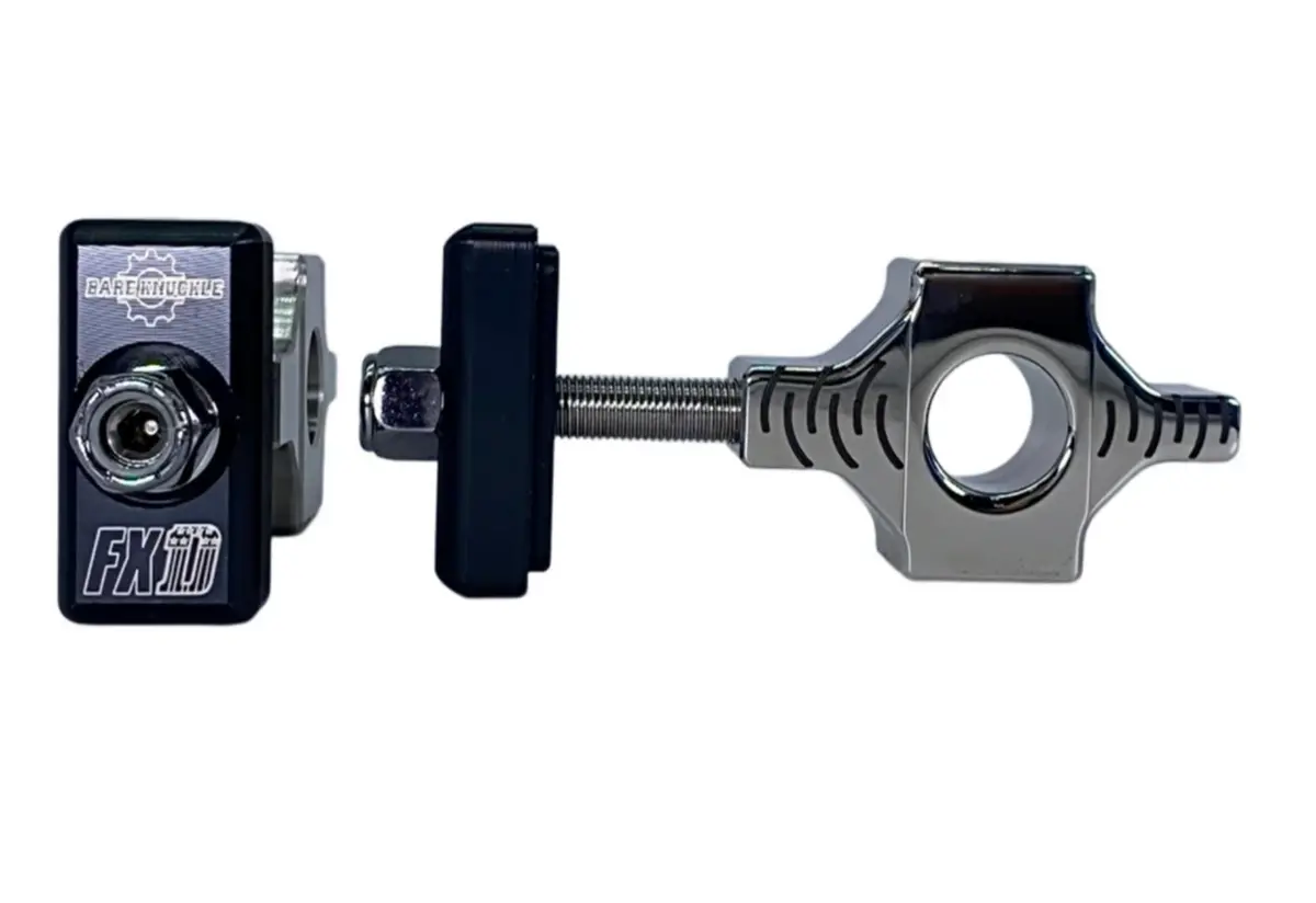 Bare Knuckle Performance 1991-2005 Dyna Complete Axle Adjuster Kit 3