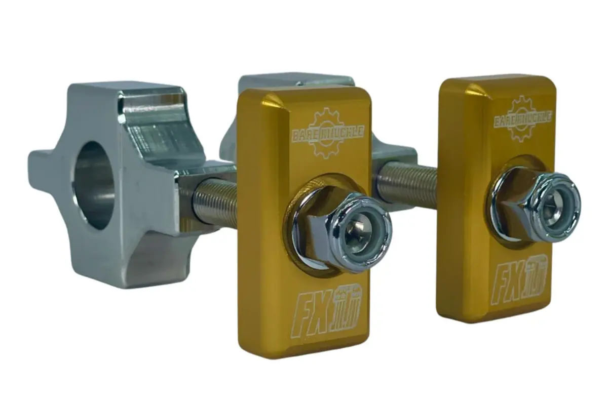 Bare Knuckle Performance 1991-2005 Dyna Complete Axle Adjuster Kit 5