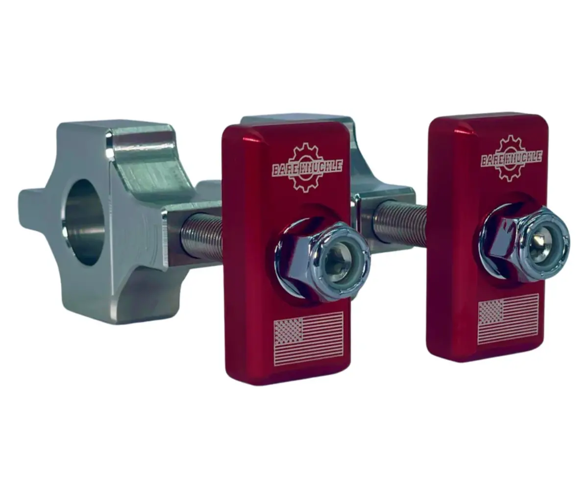 Bare Knuckle Performance 1991-2005 Dyna Complete Axle Adjuster Kit 6