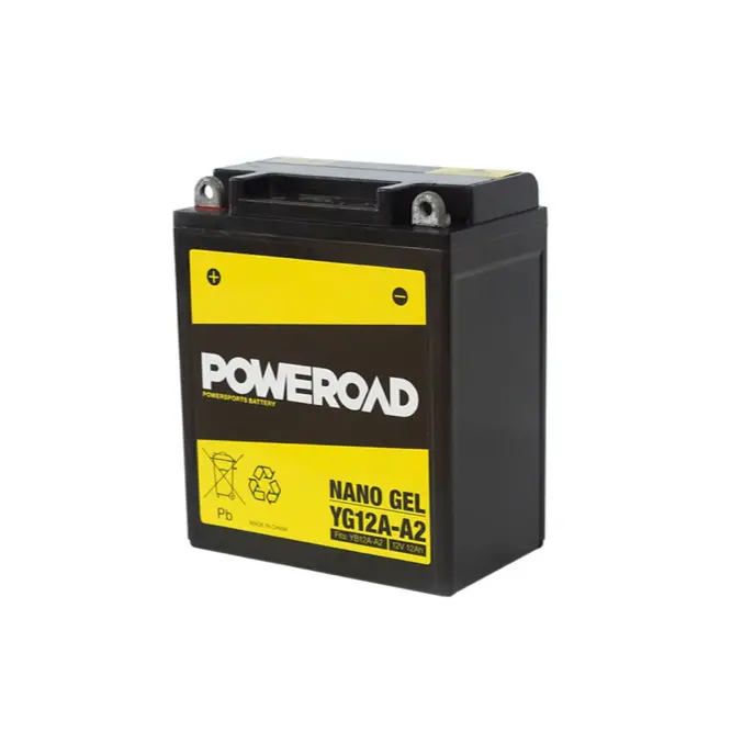 Poweroad Nano Gel Motorbike Battery 12V 12Ah - Yg12a-A2 1