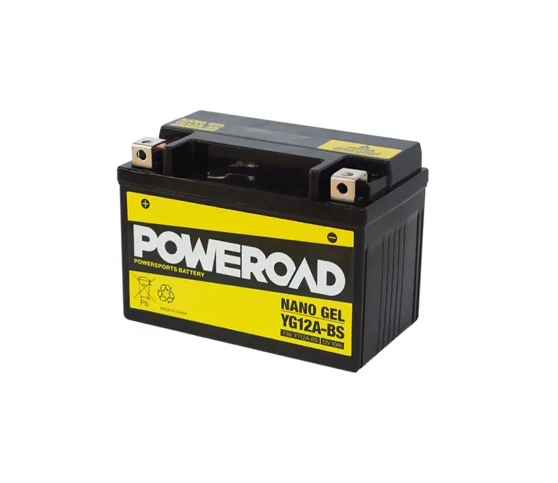 Poweroad Nano Gel Motorbike Battery 12V 10Ah - Yg12a-Bs 1