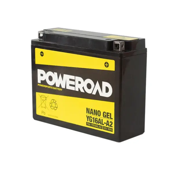 Poweroad Nano Gel Motorbike Battery 12V 16Ah - Yg16al-A2 1