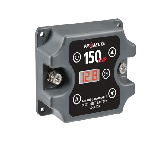 Projecta Programmable Electronic Battery Isolator 150A 12/24V - Vsr150 1