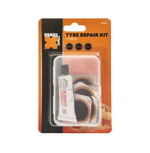 Maxi Trac Tyre Repair Tube Patch Kit 11 Pieces - Mttrk4 1