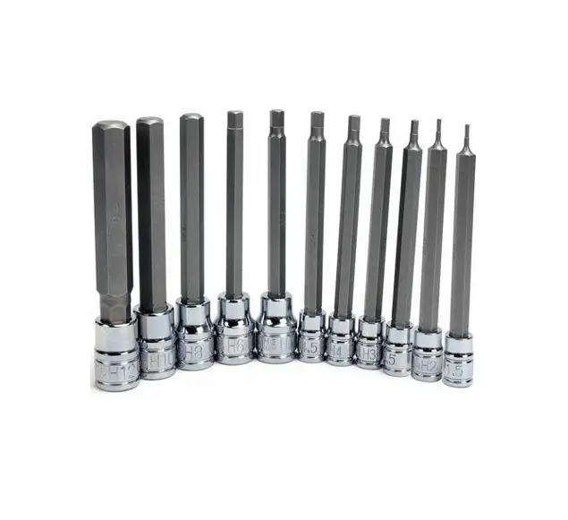 Mechpro 11 Piece Extra Long Hex Set Allen Key – Mpbsk146k 1