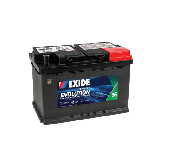 Exide Agm Start-Stop Battery 12V 760Cca - Ssagm-66Eu 1