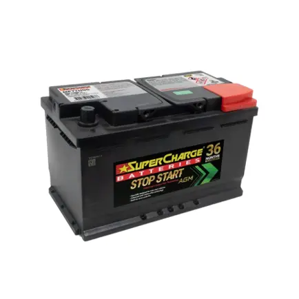 Supercharge Mf77hss Start-Stop Agm Battery - 80Ah 850Cca 1