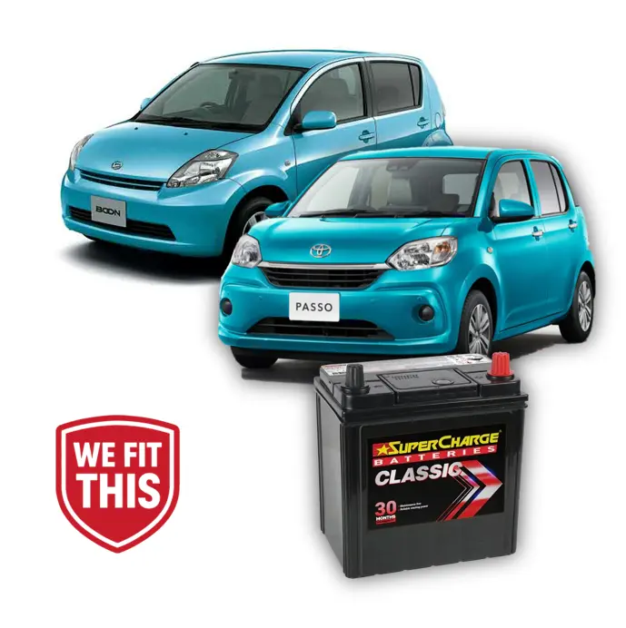 Daihatsu Sirion Passo Battery (2004-2023) Non Stop-Start 1