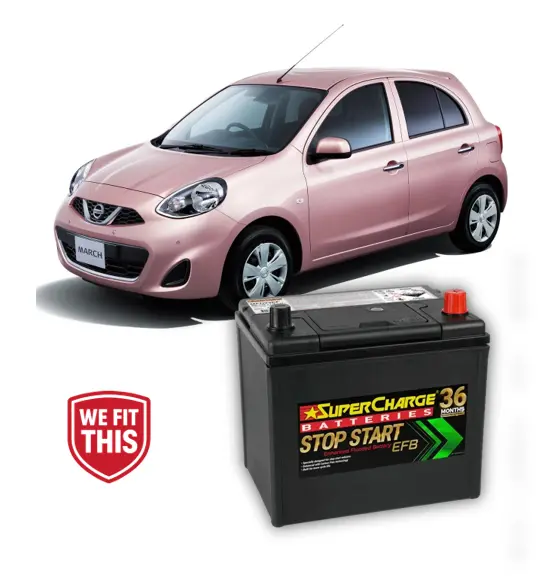 Nissan March Stop-Start Battery (2010-2022) 1