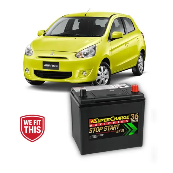 Mitsubishi Mirage Stop-Start Battery (2012-Onwards) 1