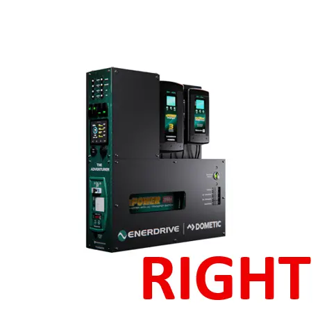 Enerdrive Adventurer Power System Right 40Ac, 40Dc, 2000X Inc. Simarine 1