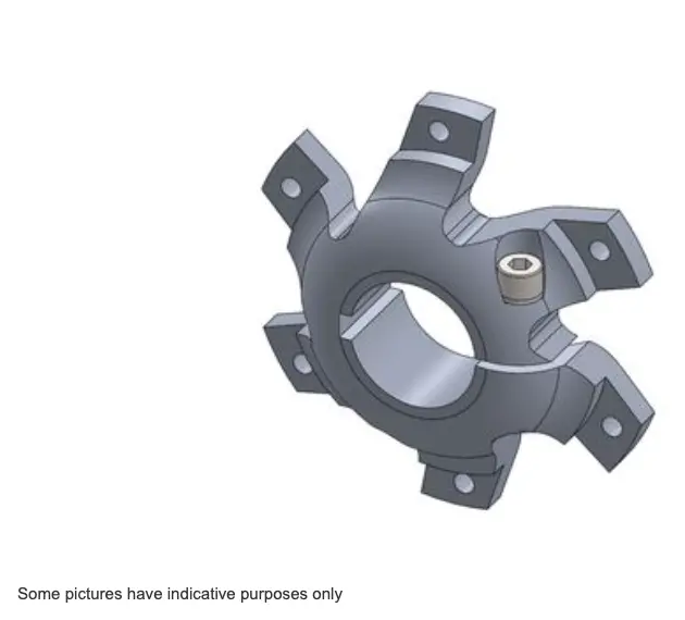 Disc Carrier 40Mm H.Q. With Bolt And Washer - Black Anodized 1