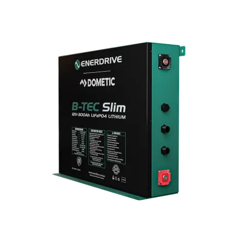 Enerdrive B-Tec Lifepo4 Slim Case Battery - 12V 300Ah 1