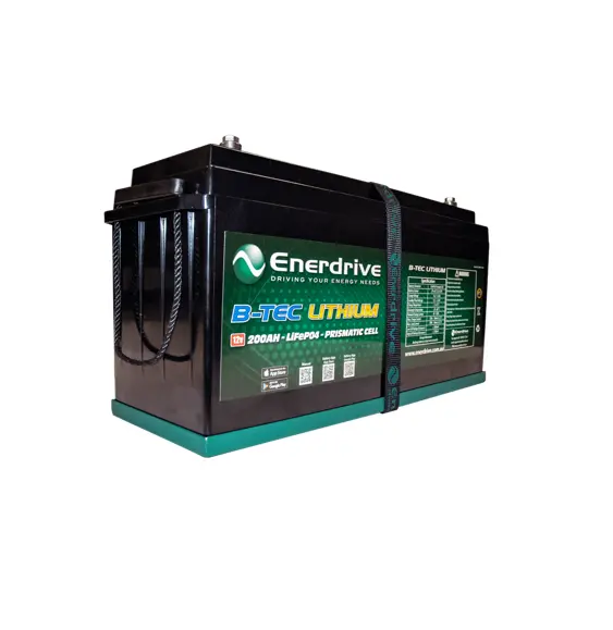 Enerdrive B-Tec Gen2 Lifepo4 Leisure Battery - 12V 200Ah 1