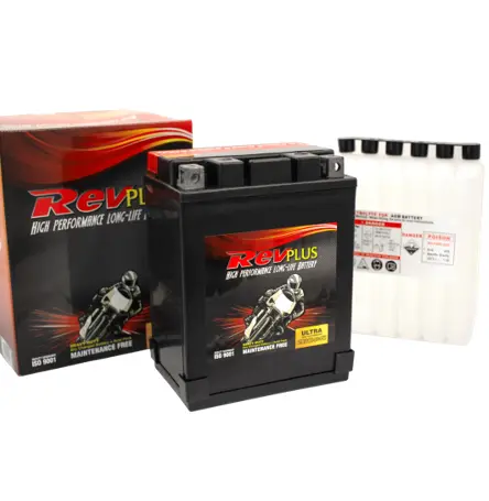Revplus Stx14ah-Bs-Pw Motorbike Agm Battery - 12V 12Ah 210Cca 1