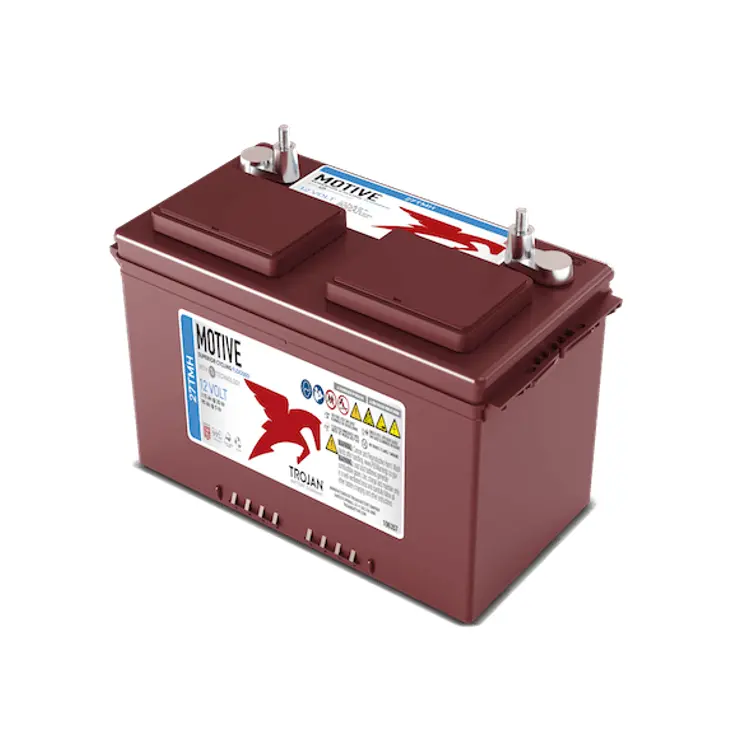 Trojan 27Tmh 12V Flooded Lead Acid Deep-Cycle Battery - 115Ah 1