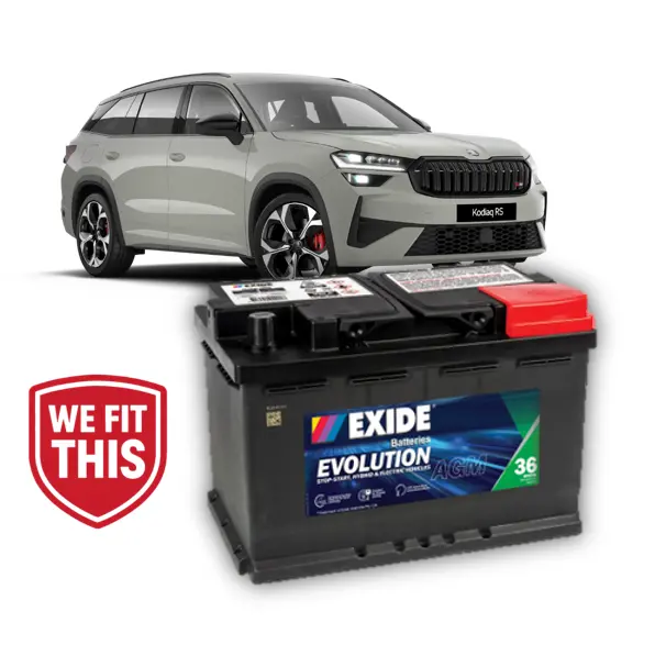 Škoda Kodiaq Diesel 70Ah Agm Battery (2016-Onwards) 1