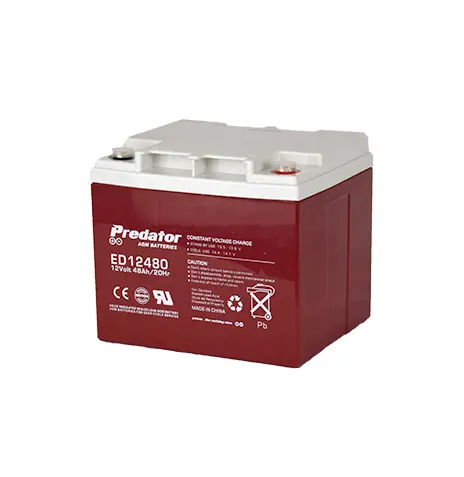 Predator Ed12480 Deep Cycle Agm Battery - 12V 48Ah 1