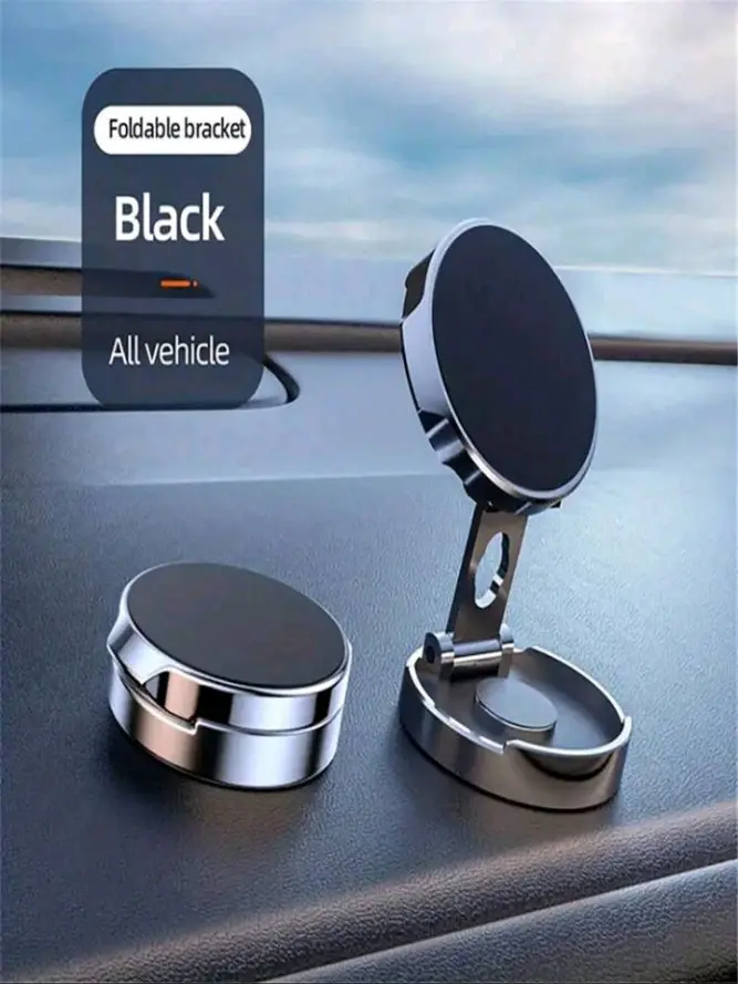Magnetic Car Phone Holder – Compact &Amp; Foldable 1