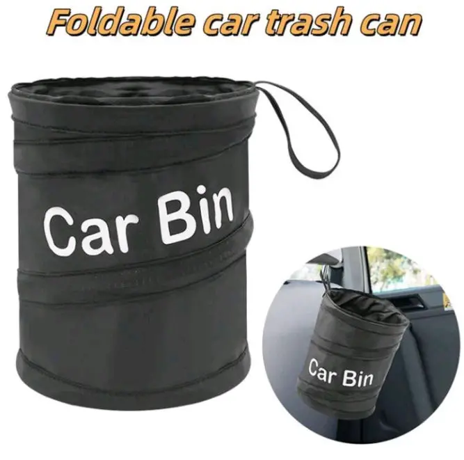 Foldable Car Trash Can – Keep Your Car Clean & Tidy 1