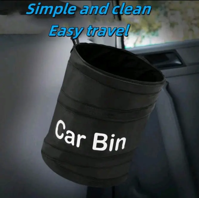 Foldable Car Trash Can – Keep Your Car Clean & Tidy 2