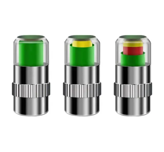 Tire Valve Cap With Pressure Indicator – Real-Time Air Pressure Monitor 1