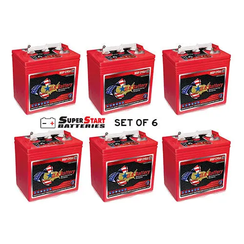 Set Of 6 – Us 2000 6V 220Ah Deep Cycle Batteries 1