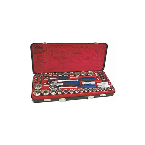 Socket Set – 59 Piece Met/Sae 1/4 – 3/8 – 1/2In Dr. – Sp20280 1