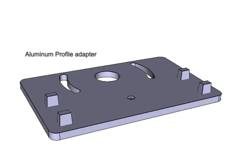 Soporte Para Montaje Srs Hurricane En Perfil Aluminio 1