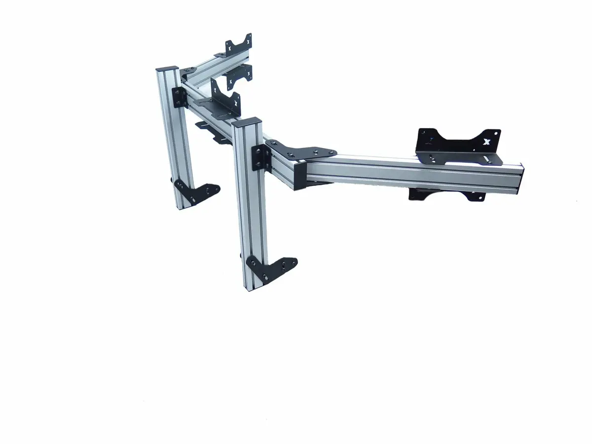 Soporte Triple Monitor Integrado Heavy Simxpro 1
