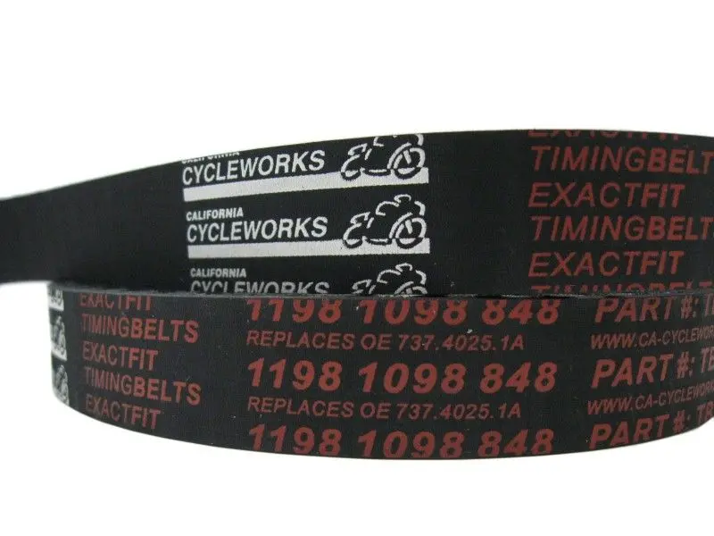 Ca Cycleworks Exactfit™ Timing Belt For Ducati 821, 848, 939, 1098, 1198, 1200 (Each) 1