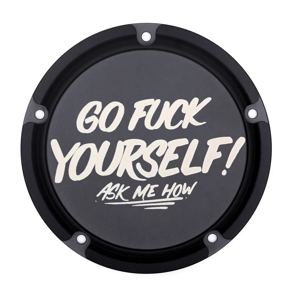 Sdc Go Fuck Yourself Derby Cover (Twin Cam And Evo) 1