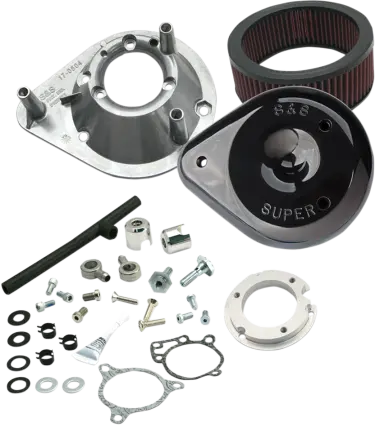 S&S Cycles Twin Cam Tear Drop Air Cleaner - Black 1