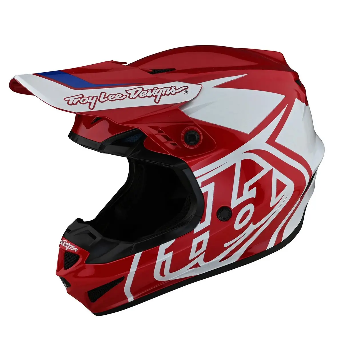 Troy Lee Designs Gp Overload Off-Road Helmet Red/White 1