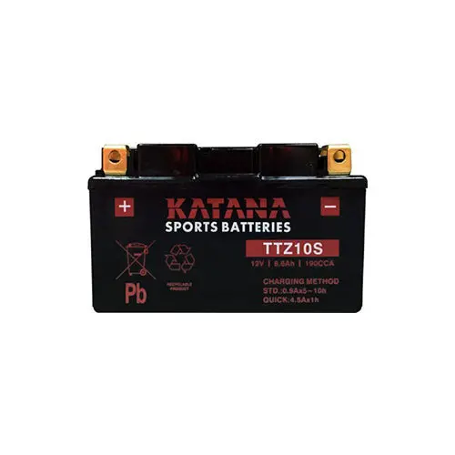 12V Katana Ttz10s Premium Maintenance Free Motorcycle Battery 9Ah 1