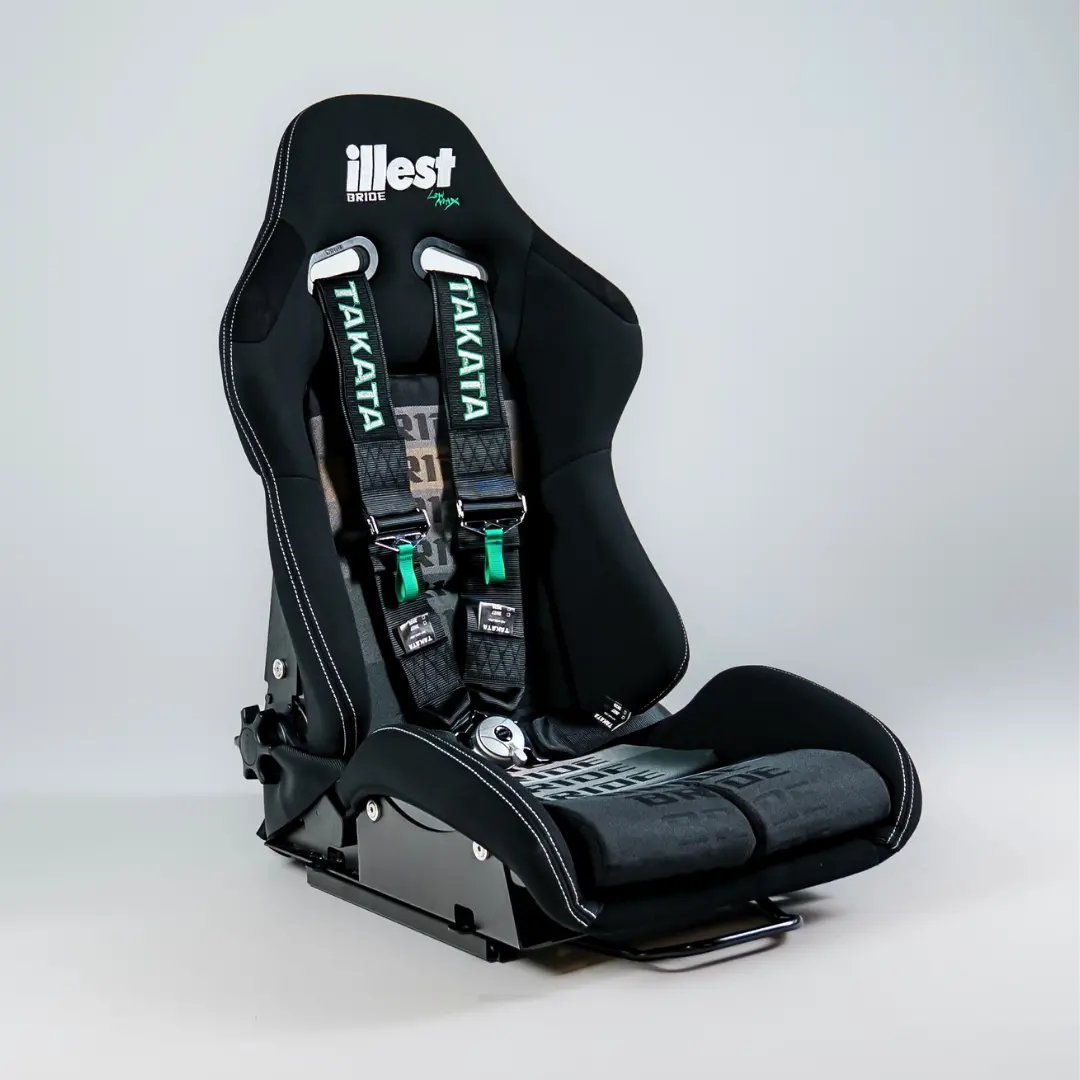 Takata 4 Point Harness - Black Style 2