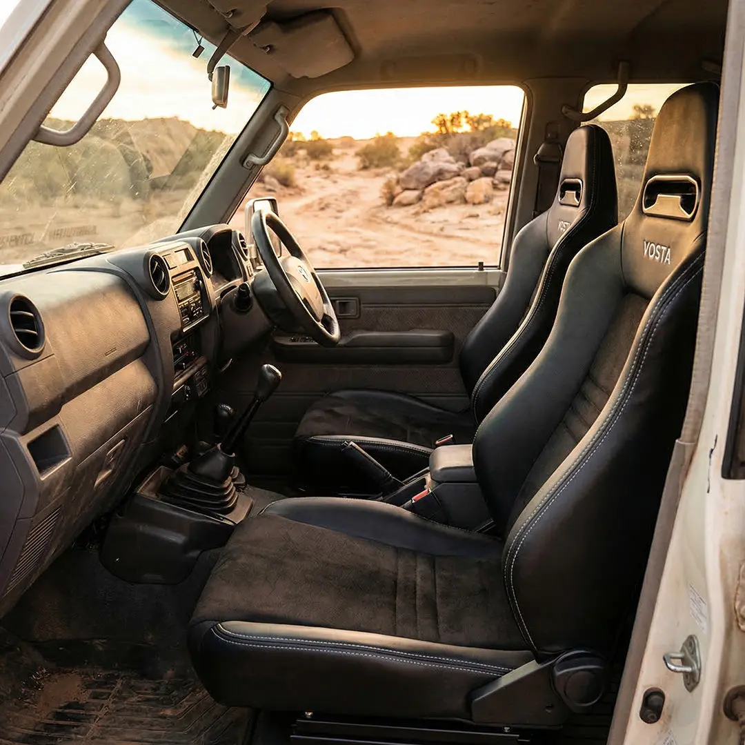 Vosta Terrain Seat Black Leather Alcantara - Adr Approved 2