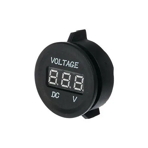 Dt-06104 - Drivetech 4X4 12/24V Round Voltmeter 1
