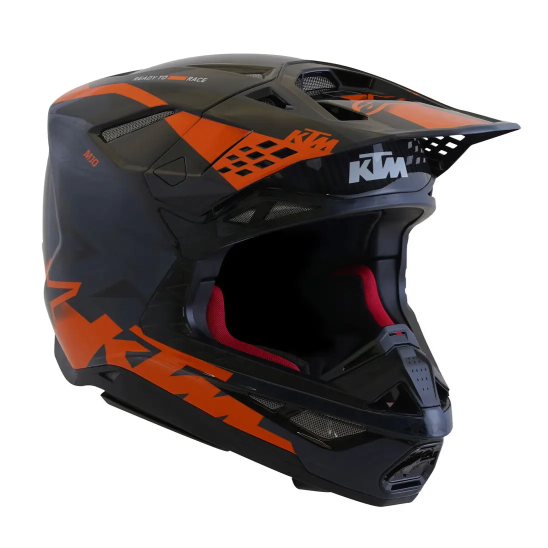 Ktm Alpinestars Supertech M10 Carbon/Kevlar Off-Road Helmet 1