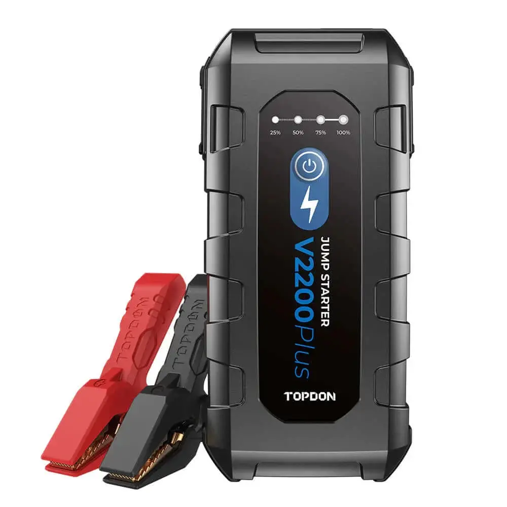 Topdon V2200plus 2200A Jump Starter, Battery Tester, Power Bank, 12V Car Starting Device 1