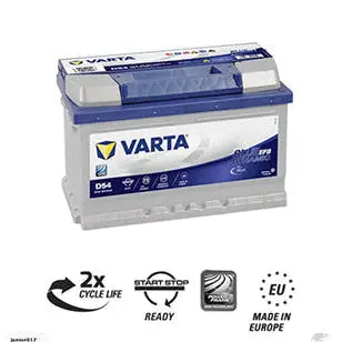 Varta D54 Ln3 Efb Blue Dynamic Efb Battery - 650Cca 65Ah 1